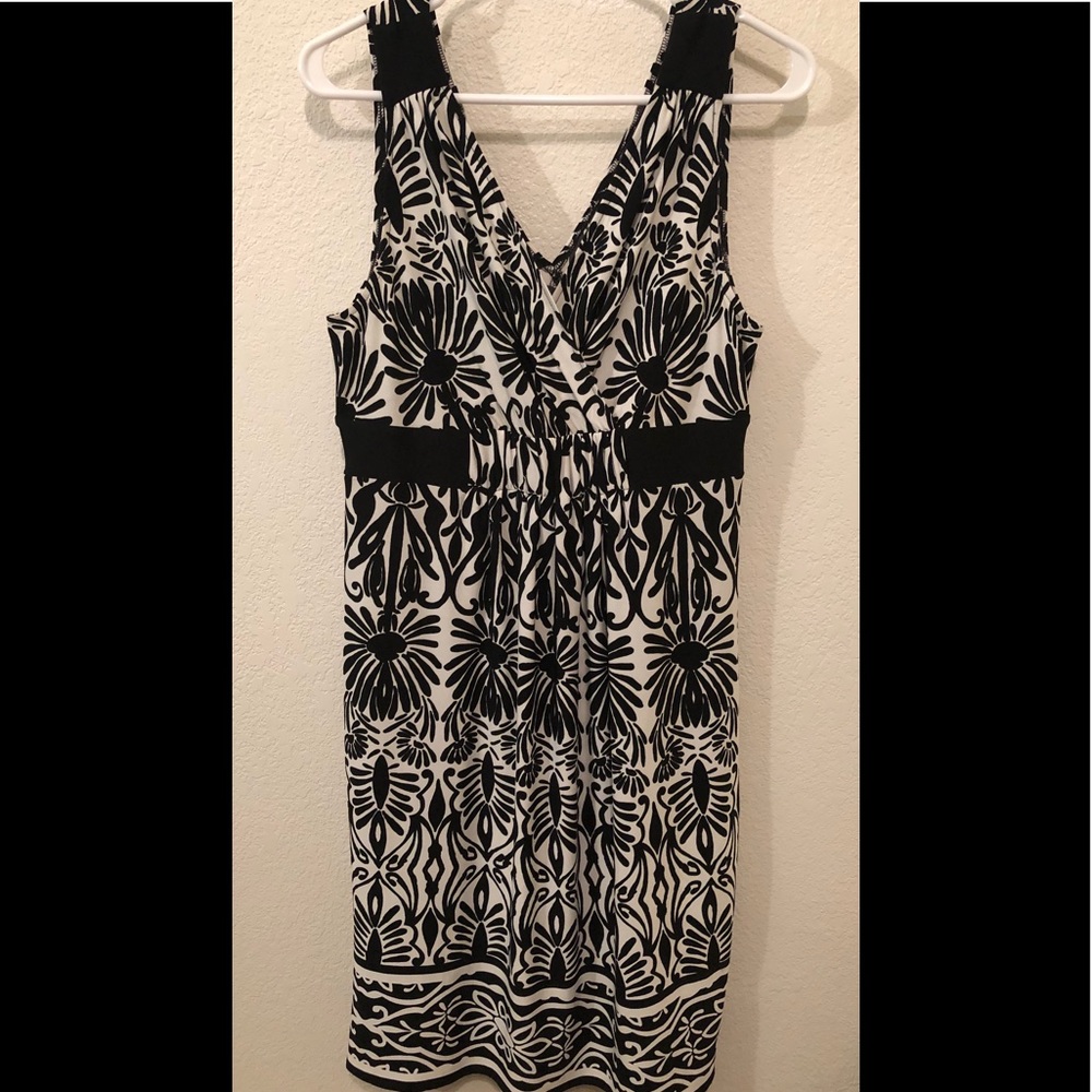 Black and white dress
